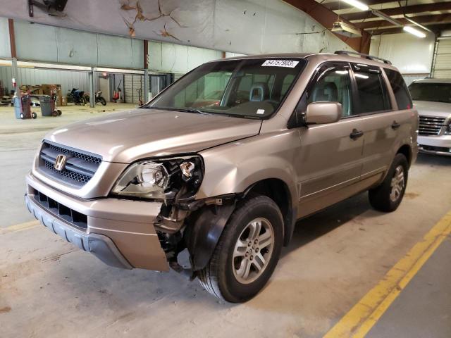 HONDA PILOT EXL 2004 with VIN 2HKYF18704H603807 - Photo from auction