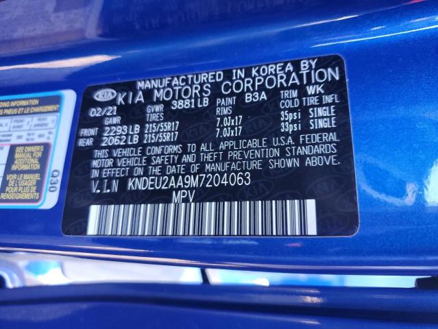 Photo 14 from auction – 2021 KIA SELTOS S with VIN KNDEU2AA9M7204063