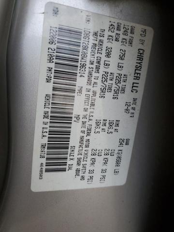 Photo 14 from auction – 2008 DODGE NITRO SXT with VIN 1D8GT28K08W196314