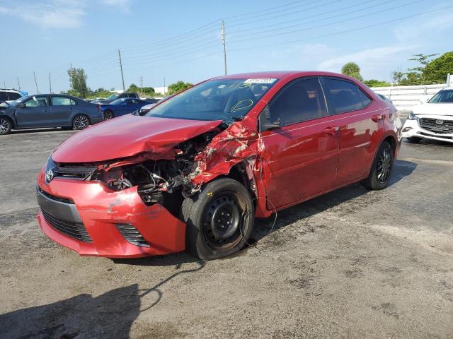 Фото 1 с аукциона – 2015 TOYOTA COROLLA L с VIN 2T1BURHEXFC391139
