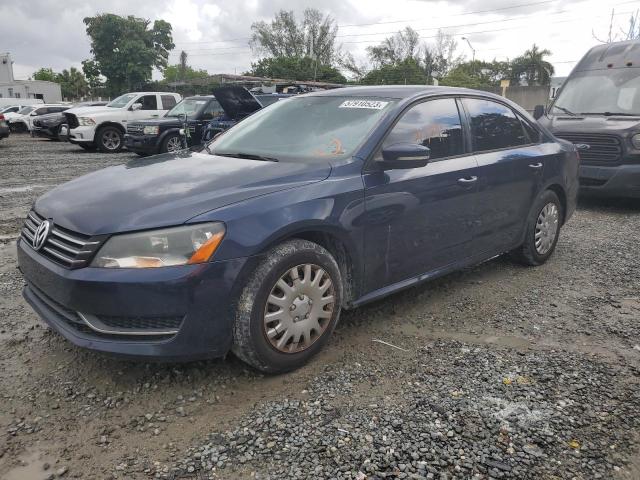 VOLKSWAGEN PASSAT S 2013 with VIN 1VWAP7A32DC047582 - Photo from auction