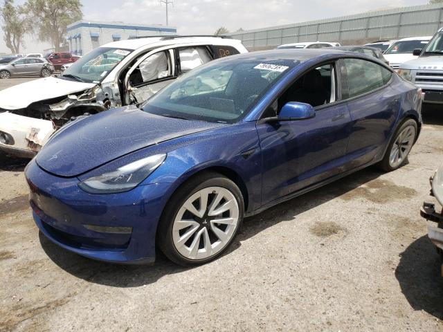 TESLA MODEL 3 2022 with VIN 5YJ3E1EA3NF370437 - Photo from auction