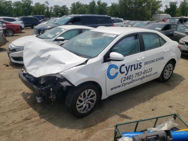 TOYOTA COROLLA L 2018 with VIN 2T1BURHE1JC083222 - Photo from auction