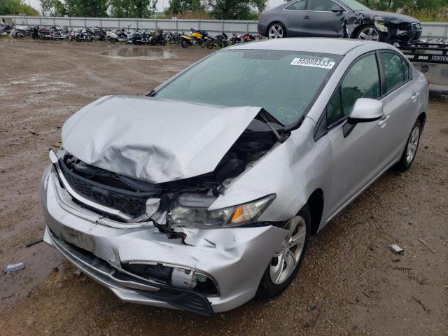 Photo 1 from auction – 2013 HONDA CIVIC LX with VIN 2HGFB2F55DH524945