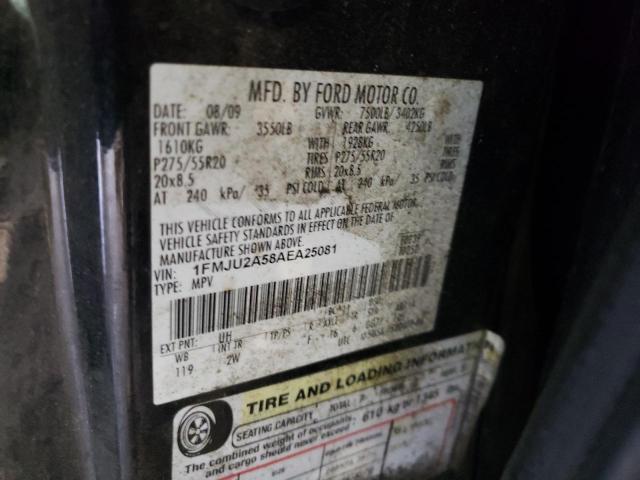 Photo 14 from auction – 2010 FORD EXPEDITION with VIN 1FMJU2A58AEA25081