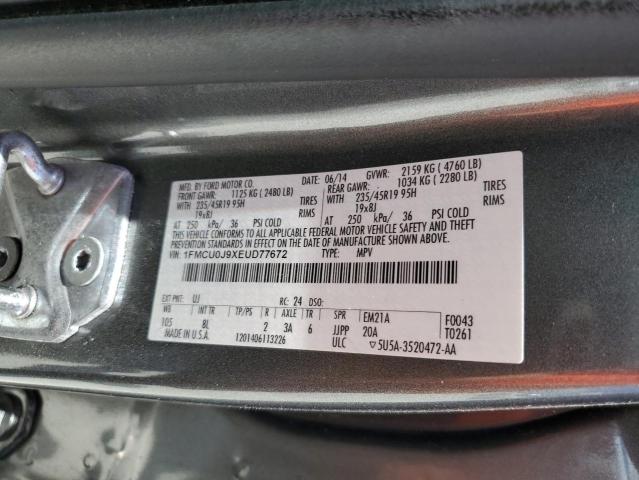 Photo 14 from auction – 2014 FORD ESCAPE TIT with VIN 1FMCU0J9XEUD77672