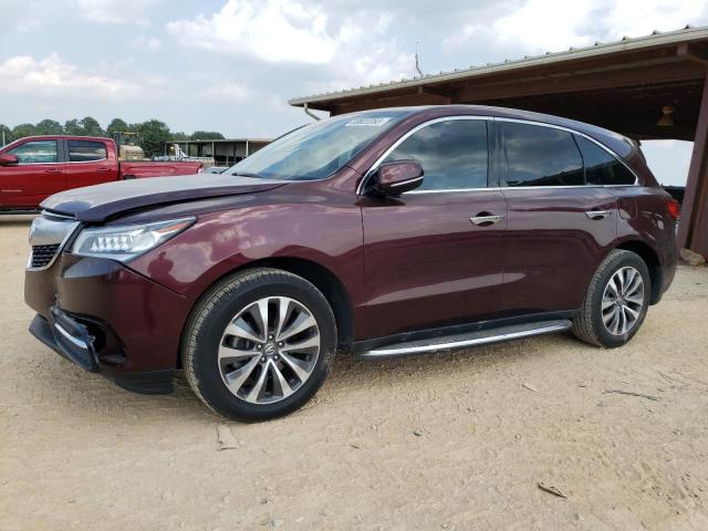 ACURA MDX TECHNO 2015 con VIN 5FRYD3H4XFB011659 - Foto de la subasta