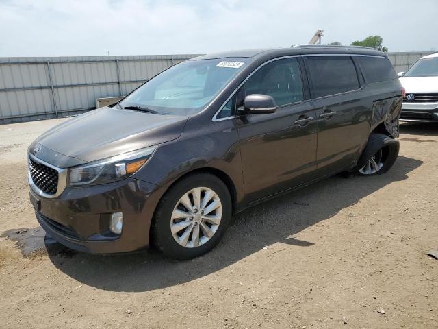 KIA SEDONA EX 2015 with VIN KNDMC5C16F6026795 - Photo from auction