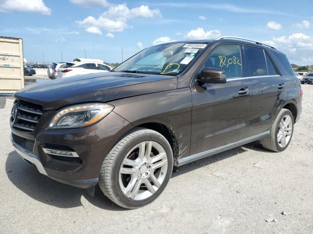MERCEDES-BENZ ML 350 2014 with VIN 4JGDA5JB2EA411537 - Photo from auction