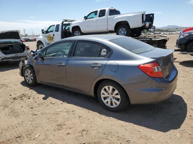 Photo 2 from auction – 2012 HONDA CIVIC LX with VIN 2HGFB2F50CH313280