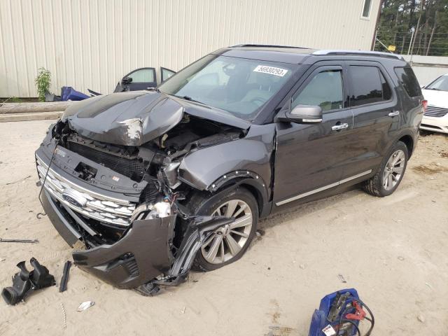 FORD EXPLORER L 2018 with VIN 1FM5K8FH1JGC52372 - Photo from auction
