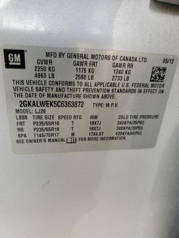 Foto 14 de la subasta – 2012 GMC TERRAIN SL con VIN 2GKALWEK5C6363872
