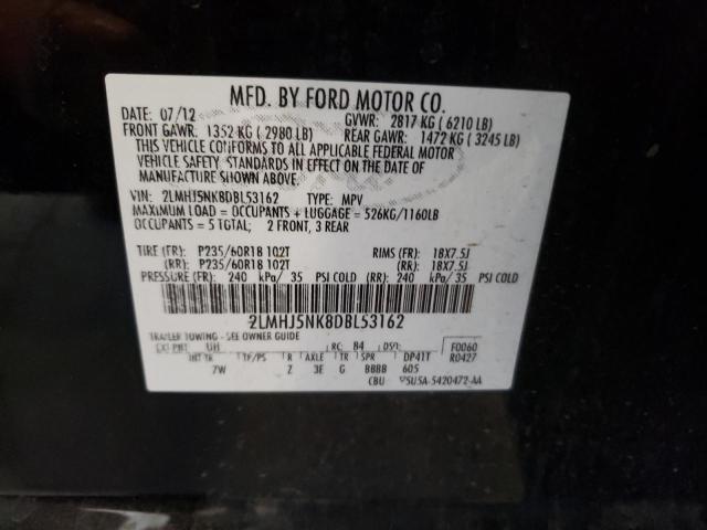 Photo 14 from auction – 2013 LINCOLN MKT with VIN 2LMHJ5NK8DBL53162