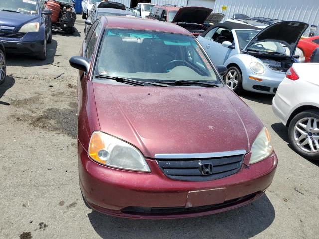 Photo 5 from auction – 2002 HONDA CIVIC LX with VIN 2HGES16562H502598