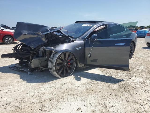 TESLA MODEL S 2015 with VIN 5YJSA1E4XFF102388 - Photo from auction
