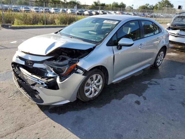 TOYOTA COROLLA LE 2020 with VIN JTDEPRAE2LJ017722 - Photo from auction