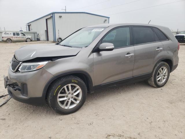 KIA SORENTO LX 2015 with VIN 5XYKT3A60FG587453 - Photo from auction