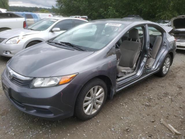 HONDA CIVIC EX 2012 with VIN 19XFB2F82CE010229 - Photo from auction