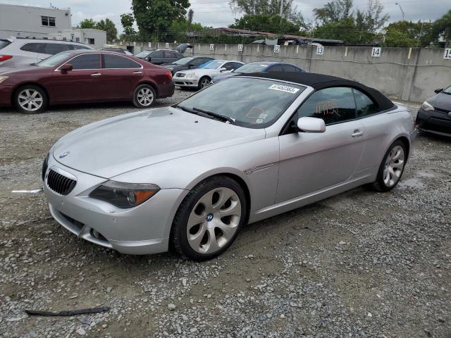 BMW 650 I 2006 with VIN WBAEK13406CN76728 - Photo from auction