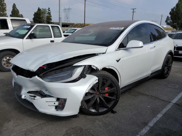 TESLA MODEL X 2018 with VIN 5YJXCBE44JF104782 - Photo from auction
