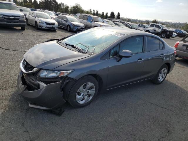 HONDA CIVIC LX 2013 with VIN 19XFB2F58DE210989 - Photo from auction