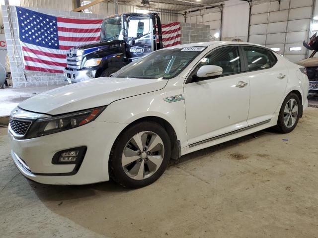 KIA OPTIMA HYB 2015 with VIN KNAGN4AD5F5080333 - Photo from auction