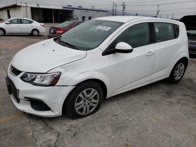 CHEVROLET SONIC 2020 with VIN 1G1JG6SBXL4114367 - Photo from auction