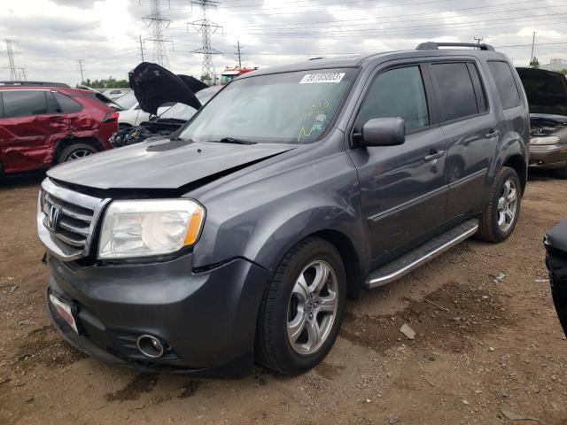 HONDA PILOT EXL 2012 with VIN 5FNYF4H64CB045563 - Photo from auction