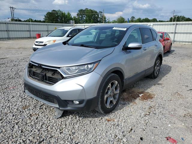 HONDA CR-V EX 2018 with VIN 5J6RW1H50JA010402 - Photo from auction