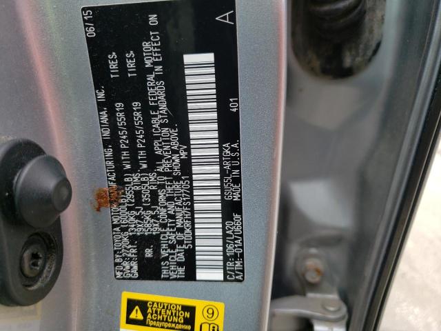 Zdjęcie 14 z aukcji – 2015 TOYOTA HIGHLANDER z VIN 5TDDKRFH7FS177051