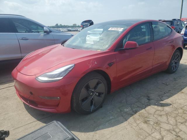 TESLA MODEL 3 2021 with VIN 5YJ3E1EB4MF858917 - Photo from auction