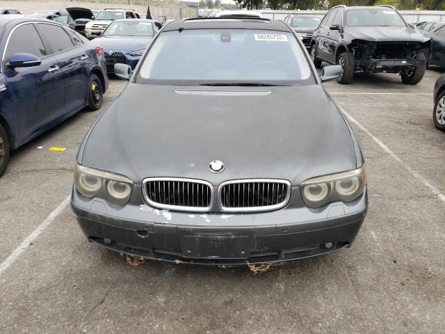 Photo 5 from auction – 2005 BMW 7 SERIES with VIN WBAGL63525DP76403