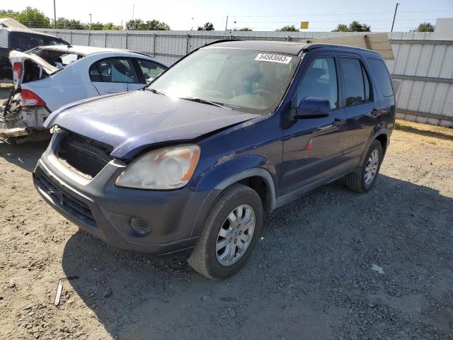 HONDA CR-V EX 2005 with VIN JHLRD78895C019668 - Photo from auction