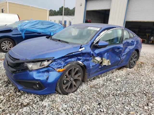 Photo 1 from auction – 2021 HONDA CIVIC with VIN 2HGFC2F88MH506205