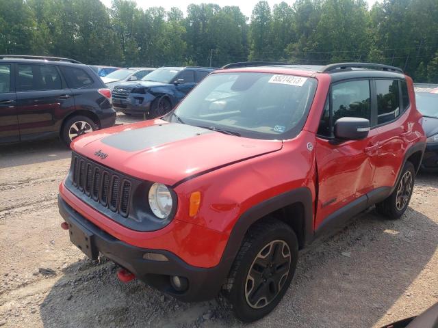JEEP RENEGADE T 2017 with VIN ZACCJBCB0HPE49378 - Photo from auction