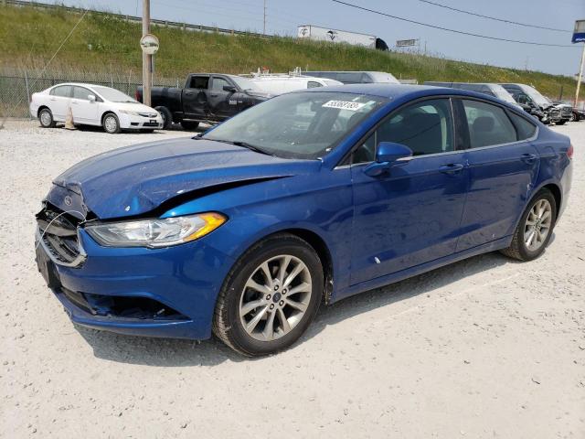 FORD FUSION SE 2017 with VIN 3FA6P0HD6HR348092 - Photo from auction