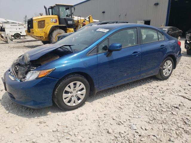 HONDA CIVIC LX 2012 with VIN 19XFB2F50CE073061 - Photo from auction