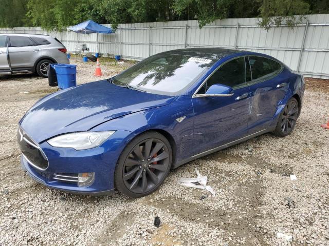 TESLA MODEL S 85 2015 with VIN 5YJSA1H29FF090308 - Photo from auction