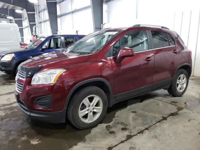 CHEVROLET TRAX 1LT 2016 with VIN 3GNCJPSB8GL254223 - Photo from auction