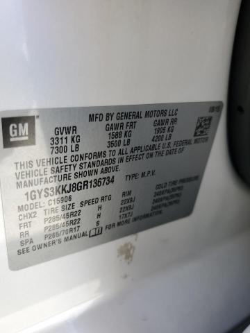 Photo 14 from auction – 2016 CADILLAC ESCALADE E with VIN 1GYS3KKJ8GR136734