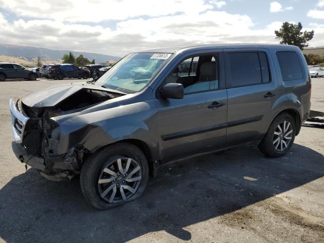 HONDA PILOT LX 2013 with VIN 5FNYF4H27DB074151 - Photo from auction