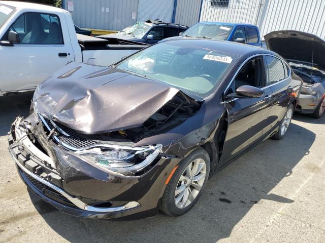 CHRYSLER 200 C 2015 with VIN 1C3CCCCG2FN524247 - Photo from auction