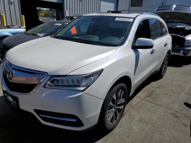 ACURA MDX TECHNO 2014 with VIN 5FRYD4H67EB002214 - Photo from auction