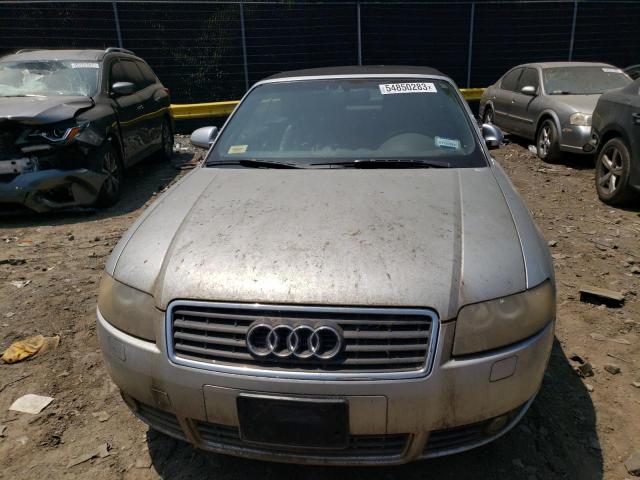 Photo 5 from auction – 2003 AUDI A4 1.8 CAB with VIN WAUAC48H23K028093
