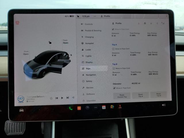 Photo 9 from auction – 2019 TESLA MODEL 3 with VIN 5YJ3E1EA6KF426866