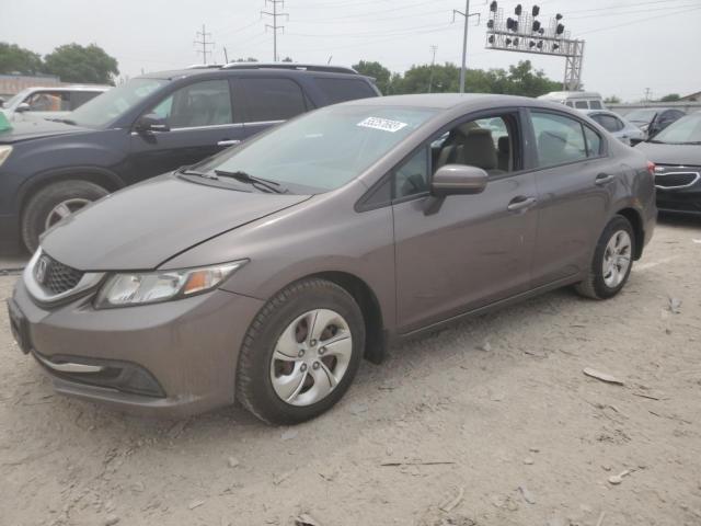 HONDA CIVIC LX 2015 with VIN 19XFB2F58FE000296 - Photo from auction