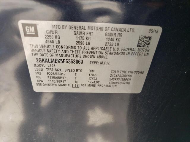 Foto 14 de la subasta – 2015 GMC TERRAIN SL con VIN 2GKALMEK5F6363069