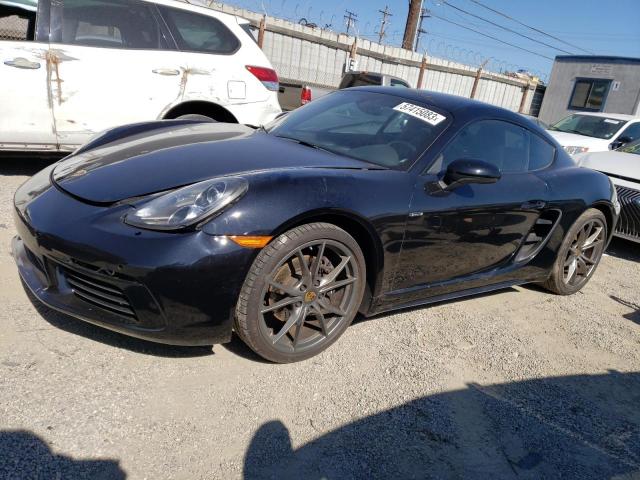 PORSCHE CAYMAN 2018 with VIN WP0AA2A83JK261100 - Photo from auction
