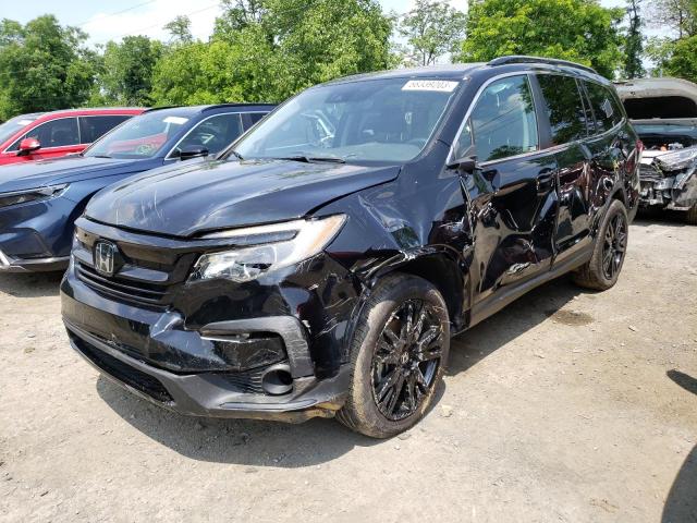 HONDA PILOT SE 2021 with VIN 5FNYF6H22MB070794 - Photo from auction