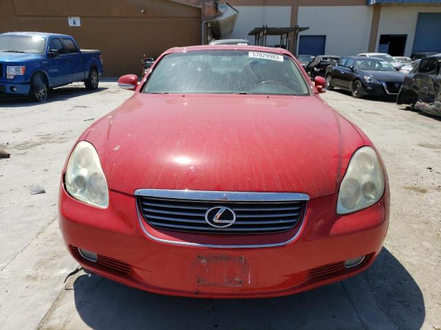 Photo 5 from auction – 2002 LEXUS SC 430 with VIN JTHFN48Y720020664